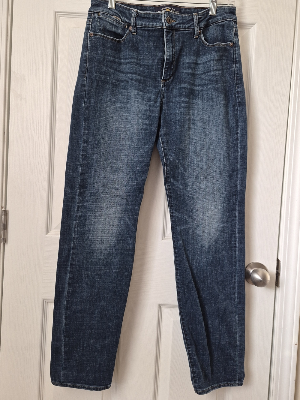 Lucky Brand Medium Blue Straight Leg Jeans